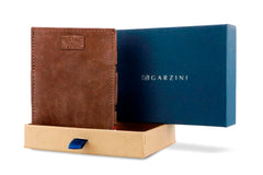 Portefeuille Magique RFID Cuir Pochettes Cartes Vintage - Garzini - Brun - 8