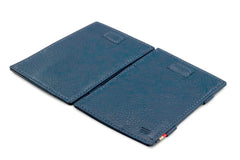 Portefeuille Magique RFID Cuir Pochettes Cartes Nappa - Garzini - Bleu - 4