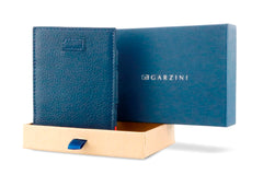 Portefeuille Magique RFID Cuir Pochettes Cartes Nappa - Garzini - Bleu - 8
