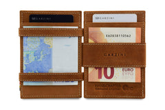 Porte-monnaie Magique RFID Cuir - Garzini - Cognac