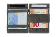 Portefeuille Magique RFID Cuir Plus - Garzini - Gris