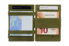 Porte-monnaie Magique RFID Cuir - Garzini - Vert