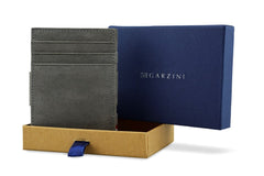 Portefeuille Magique RFID Cuir Plus - Garzini - Gris